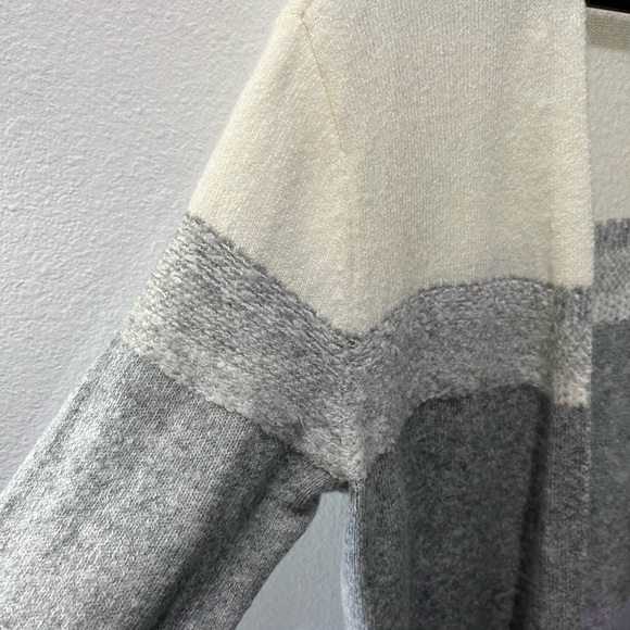 A NEW DAY SOFT STRIPED COLOR BLOCK LONG CARDIGAN SWEATER SIZE XS - Picture 6 of 10